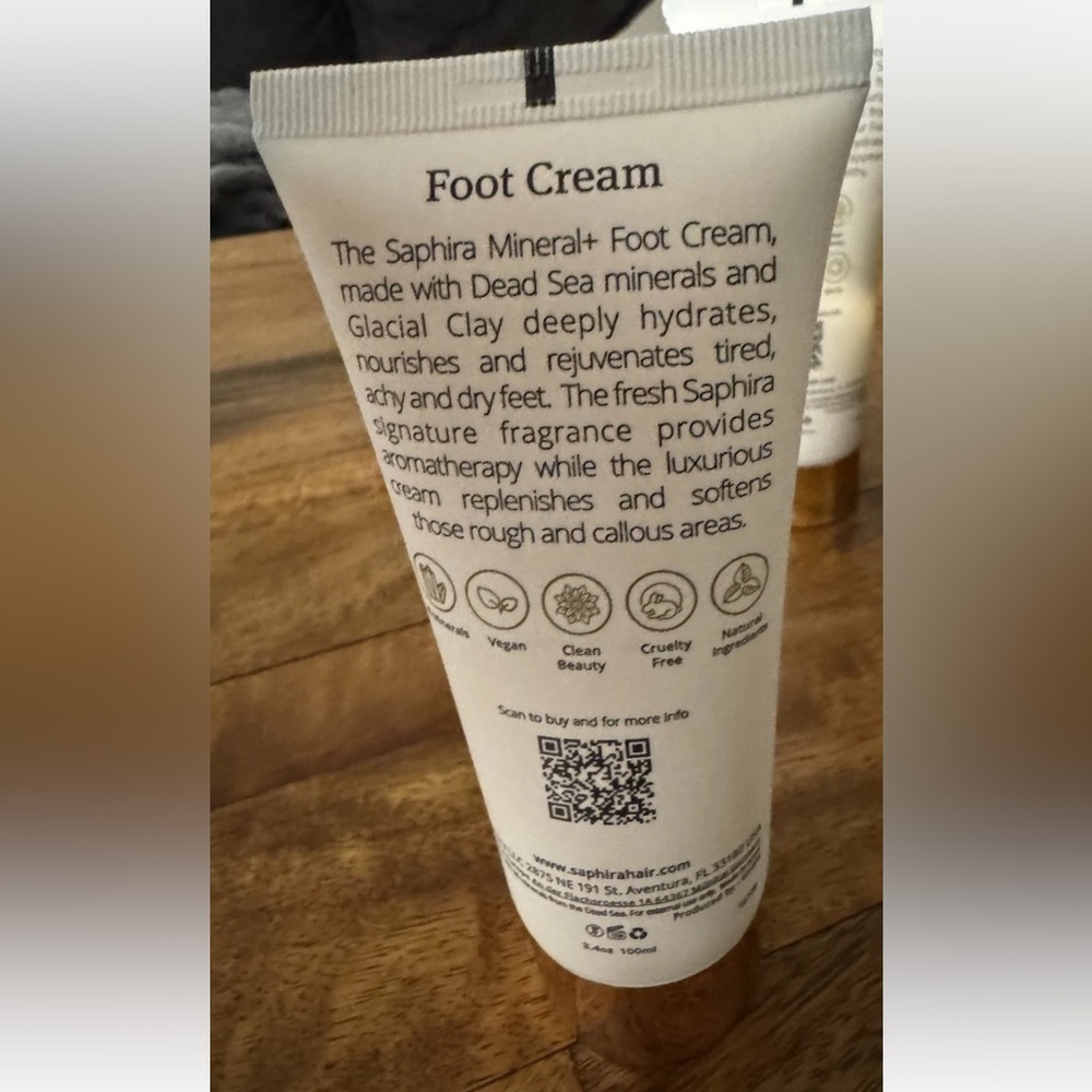 Saphira Dead Sea Mineral Spa Set Hair Skin Care Mud Face Hand Foot Cream - Picture 10 of 12